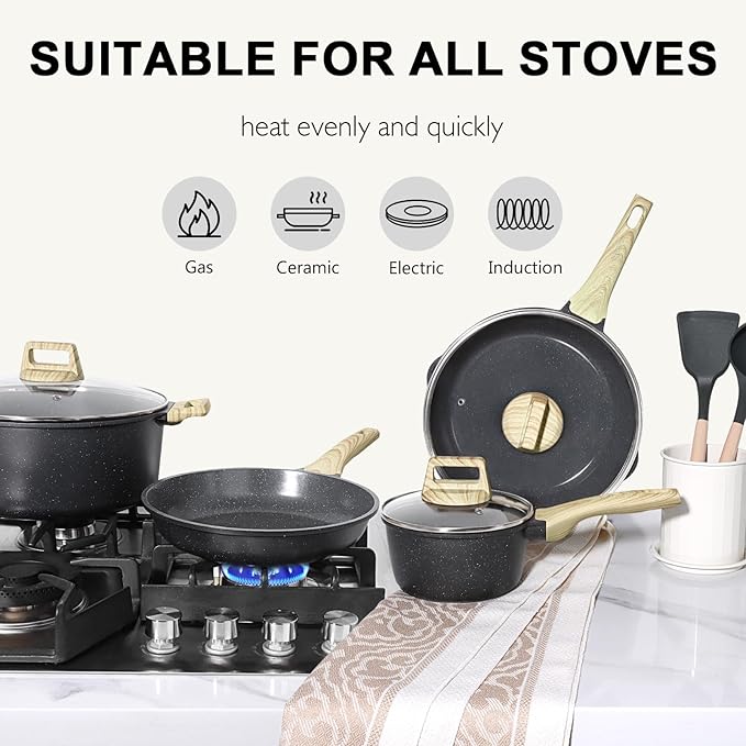 GiPP Ceramic Pots and Pans Set Non Stick - Image 6