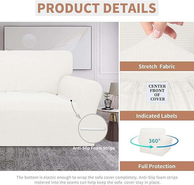 Easy-Going 100% Waterproof Chair Couch Cover, Dual Waterproof Sofa Cover - Image 4