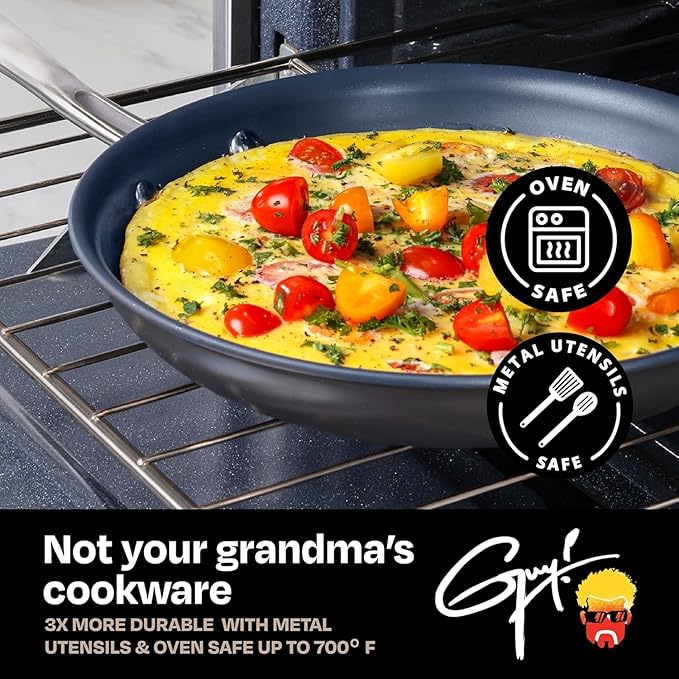Guy Fieri's Flavortown Laser Titanium 2-Quart Sauce Pan