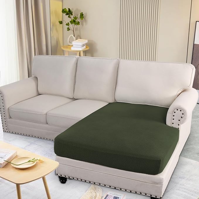H.VERSAILTEX Super Stretch Individual Chaise Cover Sectional Couch Covers - Image 2