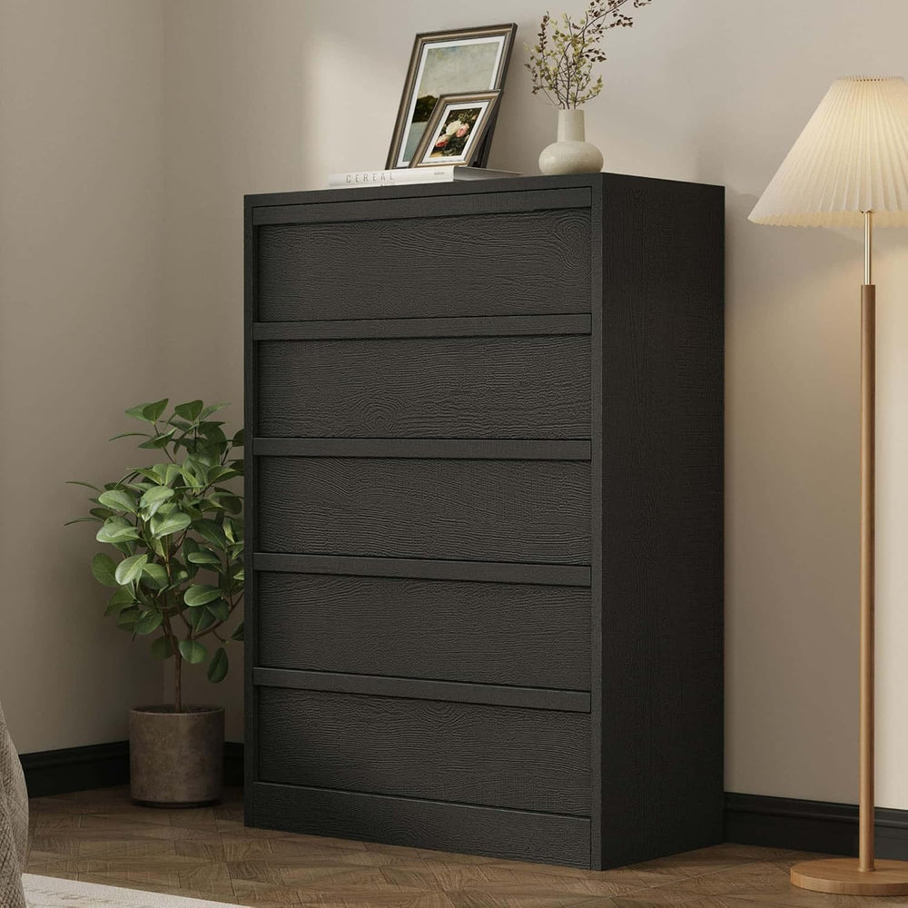 Garvee 5 Dresser for Bedroom, 43.3" Tall Dresser, Freestanding Horizonta...