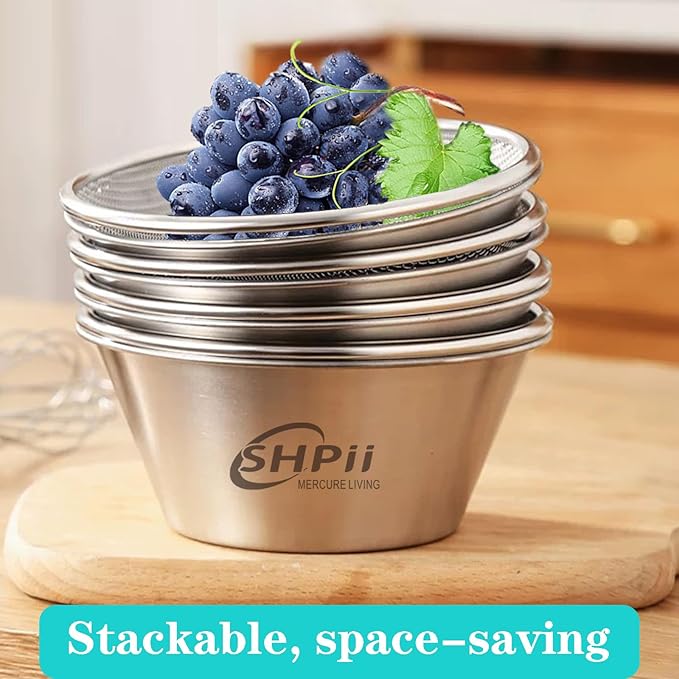 2 Piece Mini 304 Stainless Steel Colander - Image 6