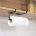 T.R.Sani. Black Paper Towel Holder Under Cabinet, Over The Cabinet Door Paper by HomeSuppliesinTRSani