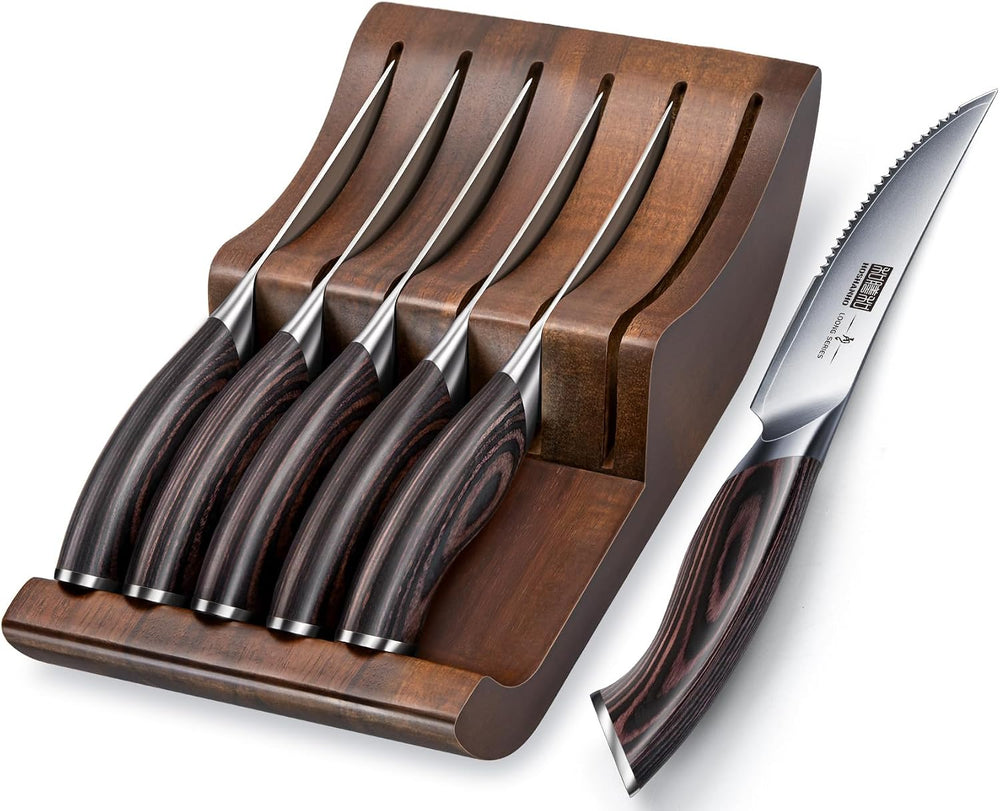 HOSHANHO Steak Knives Set of 6