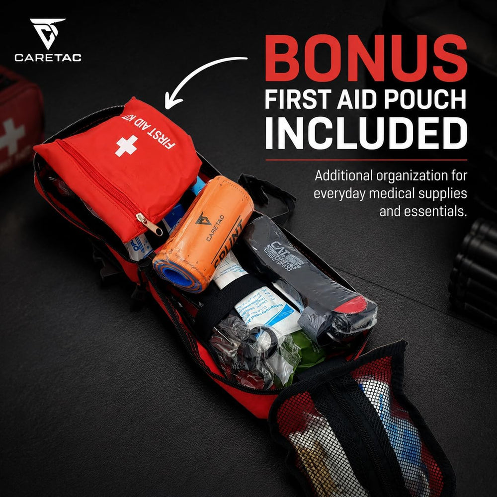 CareTac IFAK Trauma & First Aid Kit with CAT Gen 7 Tourniquet