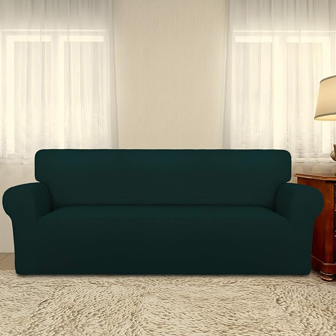 PureFit Super Stretch Sofa Slipcover – Spandex Non Slip Soft Couch Sofa Cover - Image 2