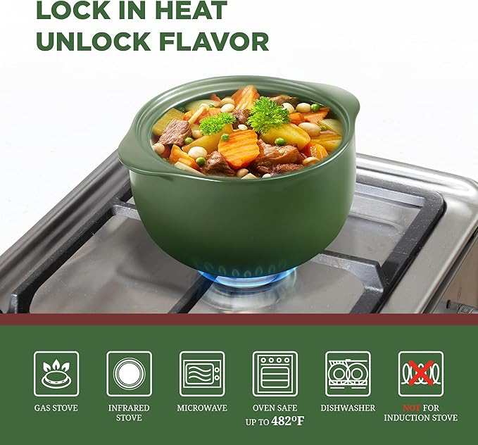 MINH LONG 1-Qt Porcelain Dutch Oven - Image 2