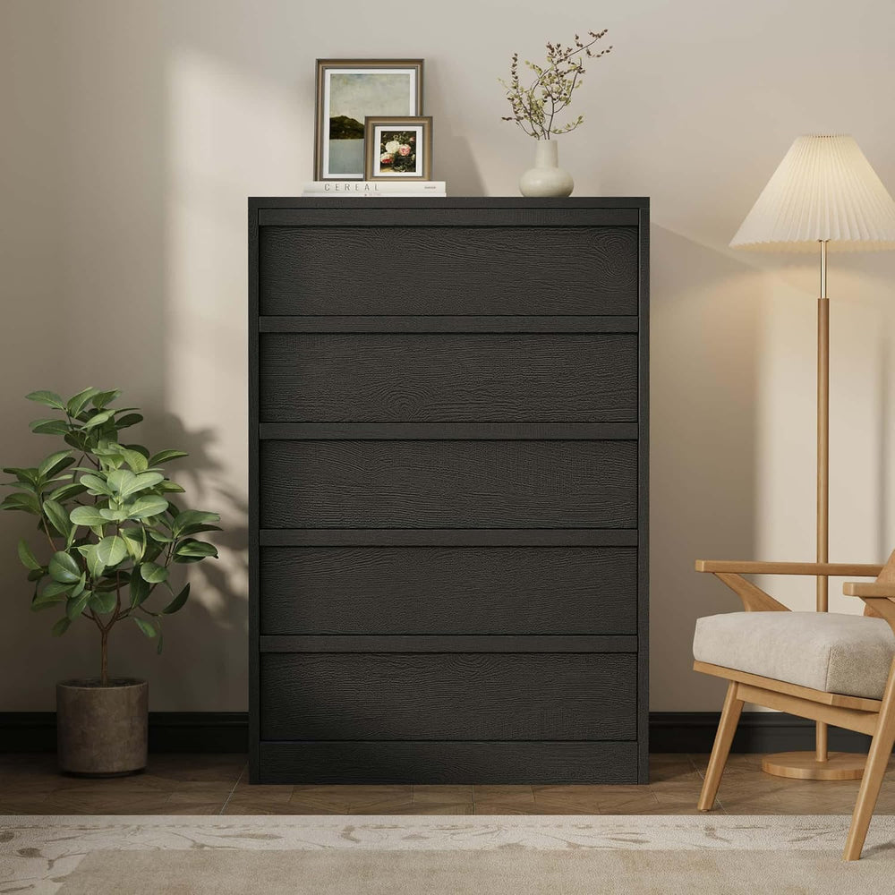 Garvee 5 Dresser for Bedroom, 43.3" Tall Dresser, Freestanding Horizonta...