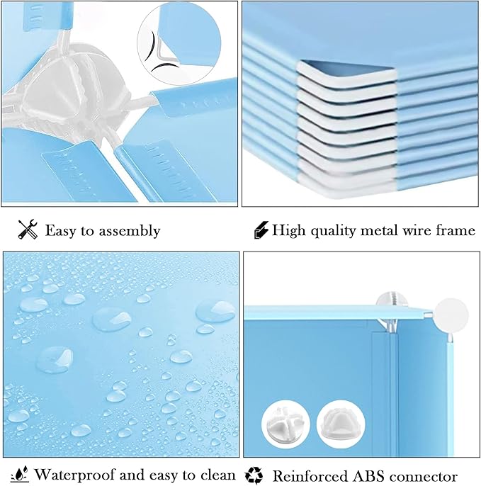 AWTATOS Closet Organizer 8 Cube Storage Shelves Closet Storage Clothes - Image 7