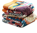 MSGKV Boho Throw Blanket for Bed Couch, 100% Cotton Throw Blankets 80''x90'' by MSGKVHomeTextiles