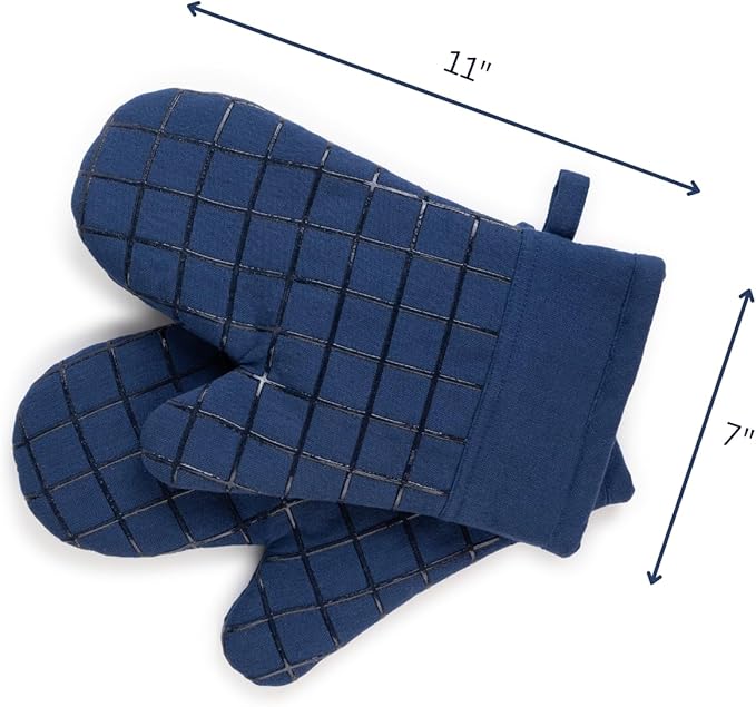 Oven Mitts and Pot Holders Set for Kitchen | 4 Pc Set| Heat Resistant Up to - Image 7