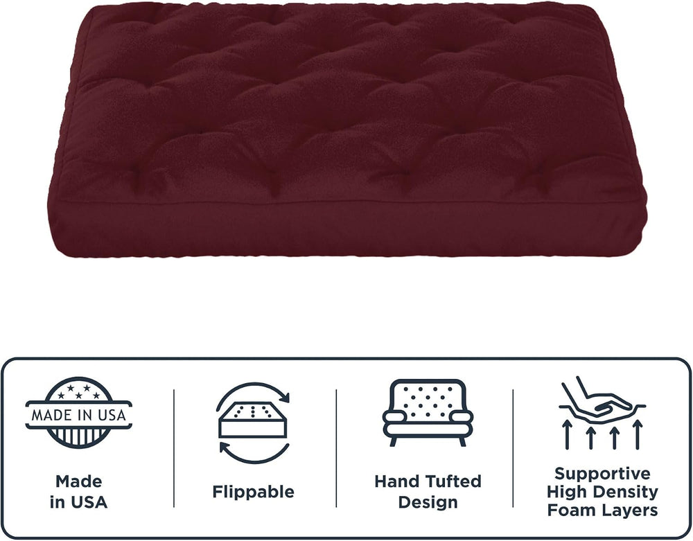 Royal Sleep Products by The Futon Factory 8 inch Foam Futon Mattress - Solid ...