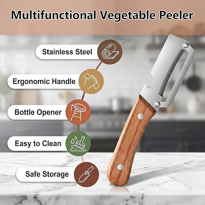2PCS Multifunctional Vegetable Peeler - Image 4