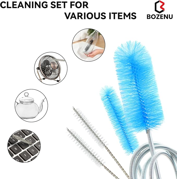 Flexible Drain Brush, 66 Inch Long Double Ended Hose Pipe and 58 Inch Tube - Image 7