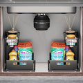 Ceetug Under Sink Organizers and Storage 2 Tier Slide Out Kitchen Cabinet by ceetug