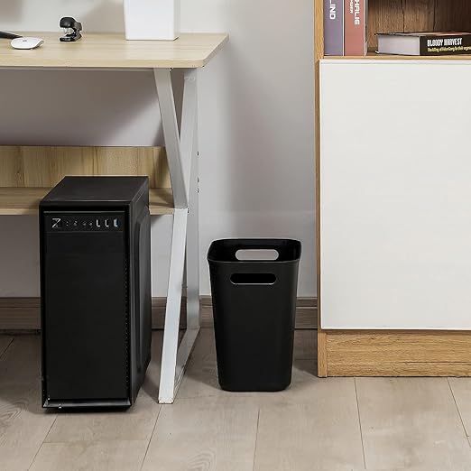 UUJOLY Plastic Small Trash Can Wastebasket, Garbage Container Basket - Image 5
