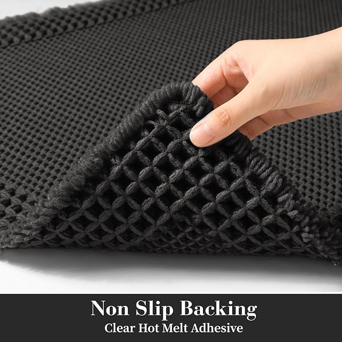 RESARE Waffle Bath Mat for Bathroom, Super Absorbent Bathroom Rugs Non Slip - Image 4