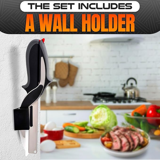2 in 1 Cutting Board Scissors for Food - Image 8