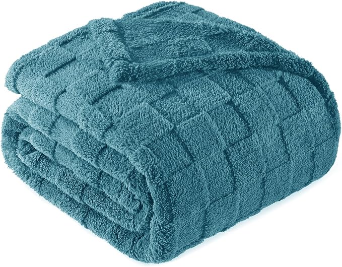 Exclusivo Mezcla Queen Size Flannel Fleece Blanket, Super Soft and Warm by ExclusivoMezcla