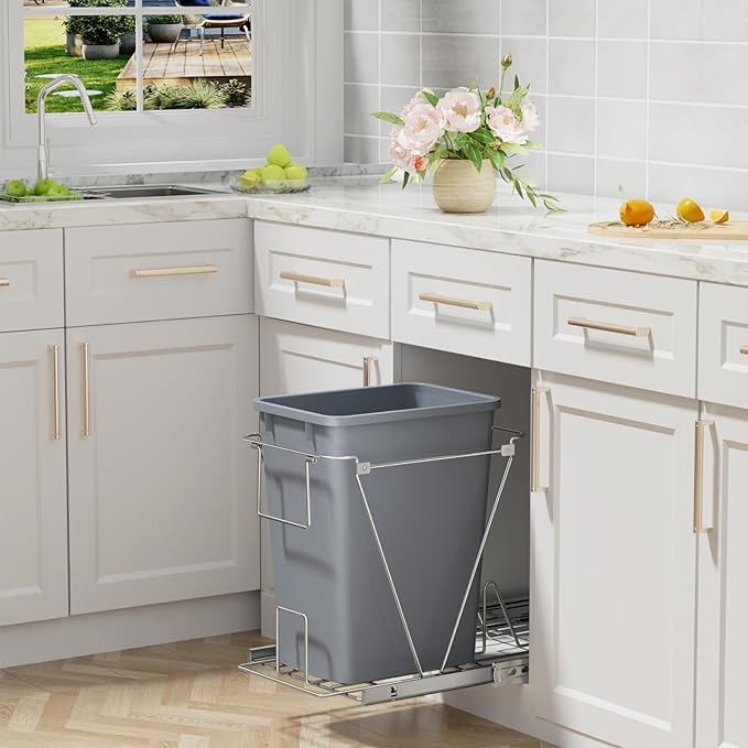 ROOMTEC Lightweight and Durable Slim Trash Can, Wastebaskets - Image 2