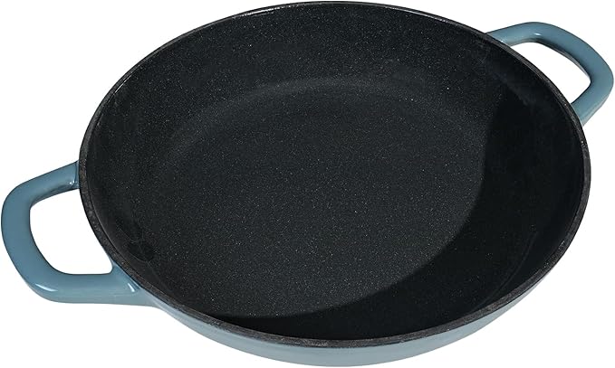 Flavehc Braiser Enameled Cast Iron Braiser 3 qt Braiser Pan - Image 6