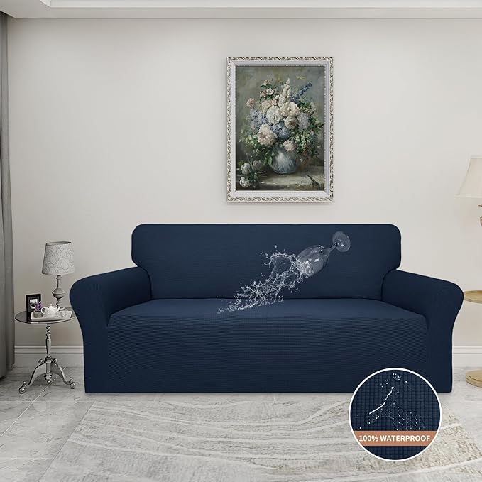 Easy-Going 100% Waterproof Couch Cover, Dual Waterproof Sofa Cover, Stretch - Image 2