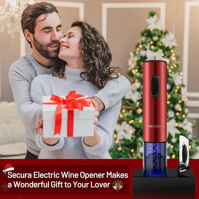 Secura Electric Wine Opener, Automatic Electric Wine Bottle Corkscrew Opener - Image 9