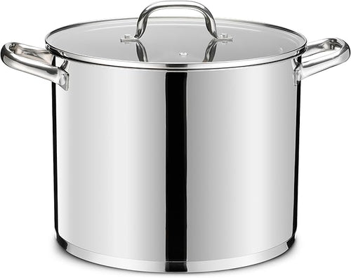 14 QT Stainless Steel Large Stock Pot, LIANYU Heavy Stockpot by LIANYU