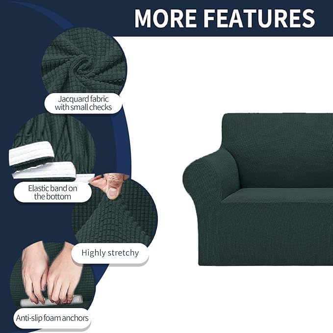 Cupuamon 2026 New Stretch Chair Sofa Slipcovers Couch Cover - Image 4