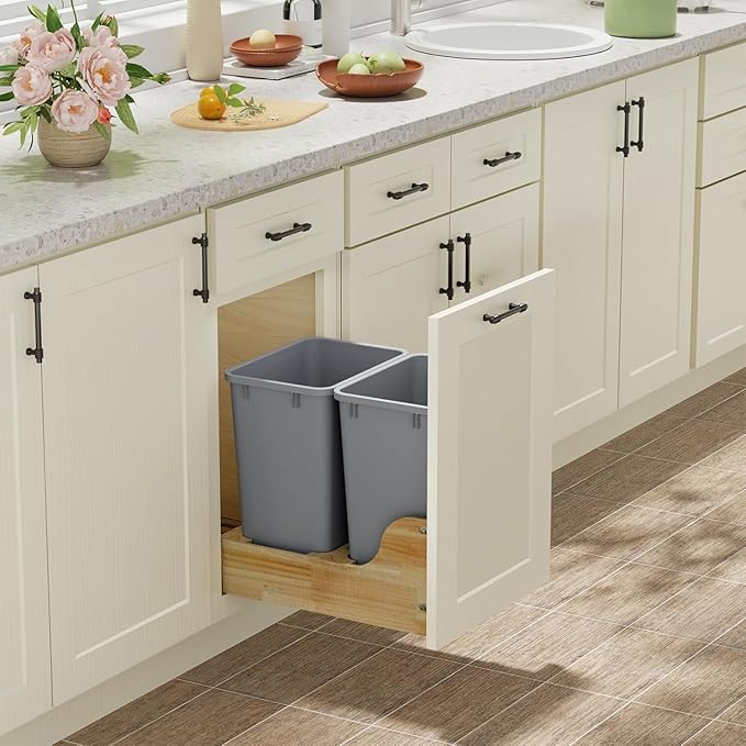 ROOMTEC Lightweight and Durable Slim Trash Can, Wastebaskets - Image 4