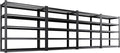 Set of 4 Garage Shelving-3000 lbs 5 Tier Storage Shelves, Adjustable Heavy Duty by Unknown