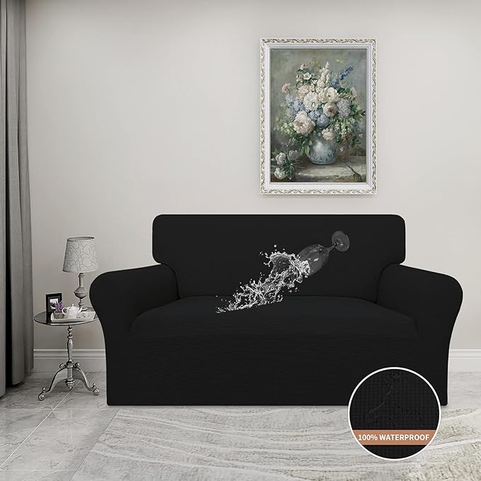 Easy-Going 100% Waterproof Loveseat Couch Cover, Dual Waterproof Sofa Cover - Image 2
