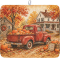 Fall Pumpkin Dish Drying Mat for Kitchen Counter Thanksgiving Autumn Harvest by Unknown