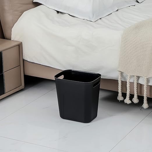 UUJOLY Plastic Small Trash Can Wastebasket, Garbage Container Basket - Image 2