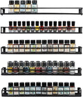 MyGift 16 Inch Wall Mounted Black Metal Nail Polish and Essential Oil Display by MyGiftHome