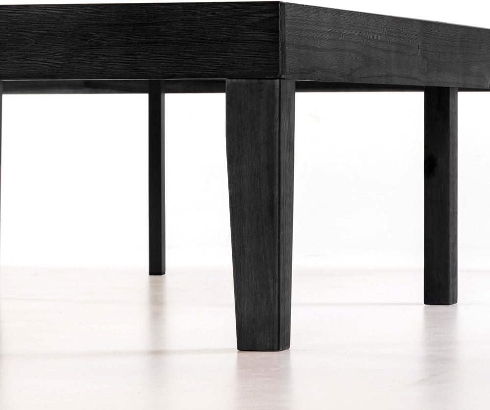Mellow Naturalista Classic 16 Inch Solid Wood Platform Bed with Wooden Slats,...