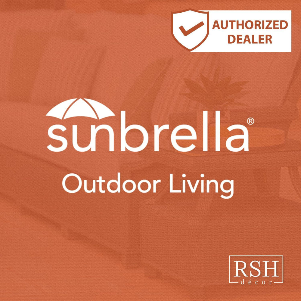 RSH Décor Set of 2 Sunbrella Foam Adirondack Chair Cushions | 48” x 20” x 2” ...