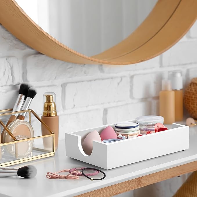 Napkin Holder for Bathroom, Wooden Guest Towel Holder Tray for Bathroom - Image 7