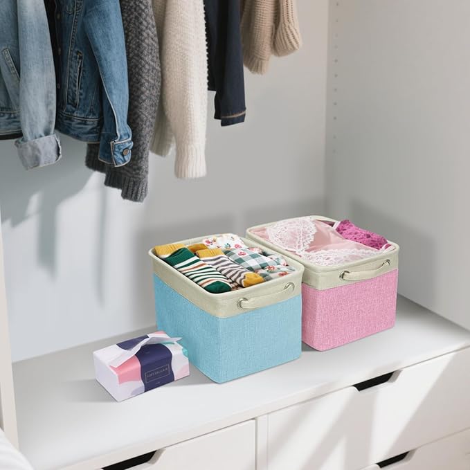 BALEINE 2 Pack Fabric Closet Storage Bins - Image 5