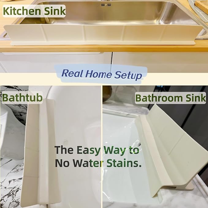 Sink Splash Guard for Kitchen, Splatter Screen & Silicone Water Guard - Image 6