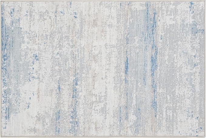 Washable Rugs 2x3 Area Rugs for Living Room- Modern Abstract Entryway Rugs for - Image 9