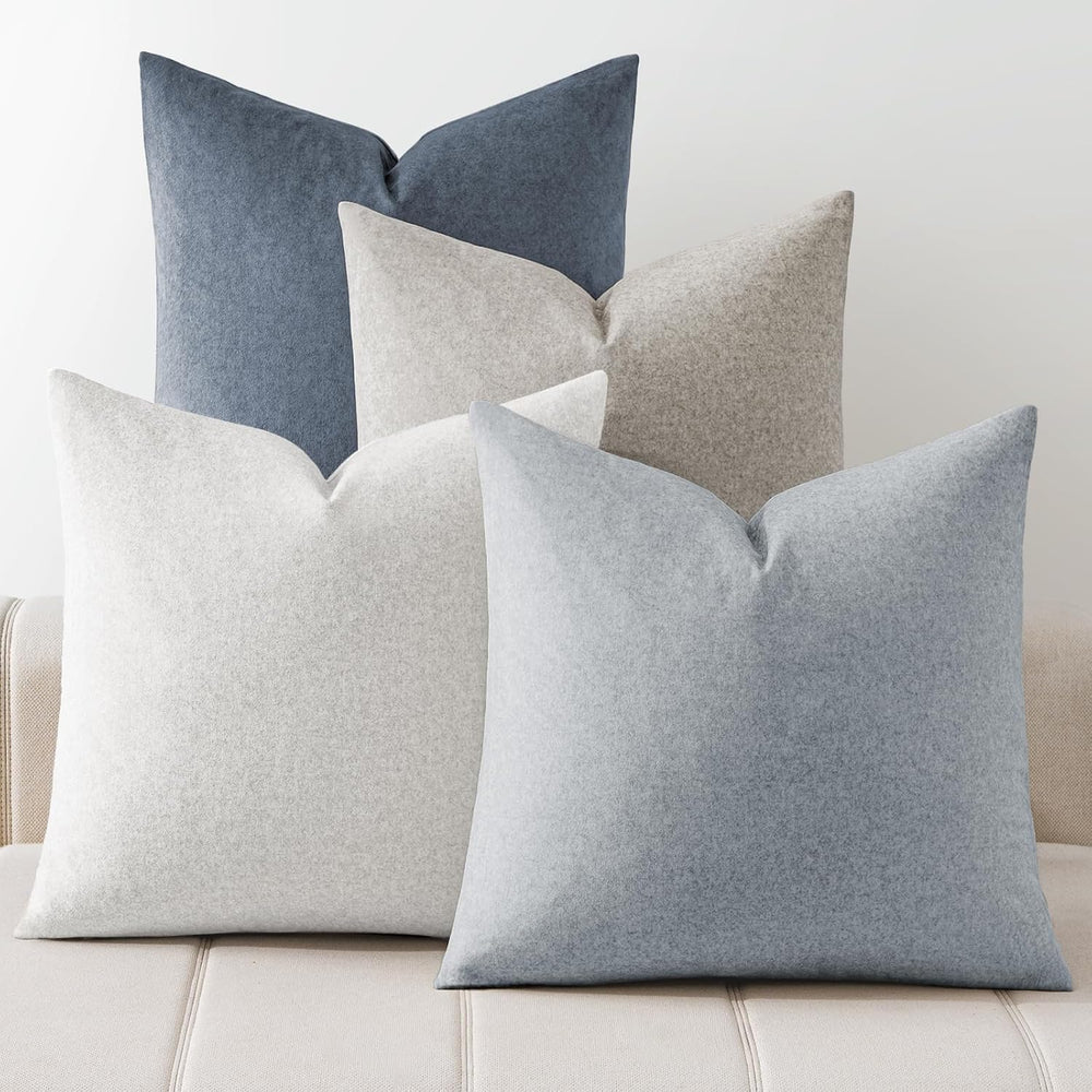 a moment Waterproof Throw Pillow Covers Set of 4,20x20 Inch Outdoor Stain Res...