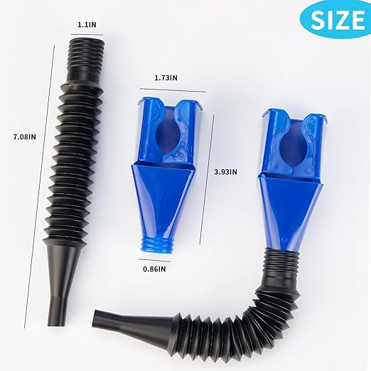 Funnels for Automotive Use, Flexible Draining Tool Snap Funnel, Oil Snap for - Image 4