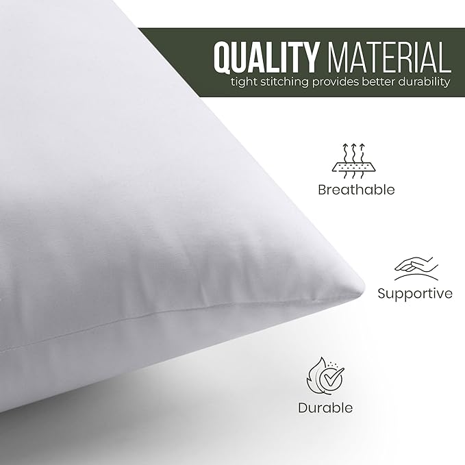Utopia Bedding Throw Pillows – 24 x 24 Inches Down Alternative Pillows - Image 6