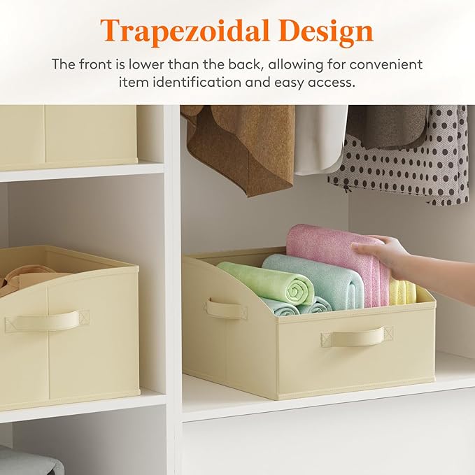 Lifewit Trapezoid Closet Storage Bins