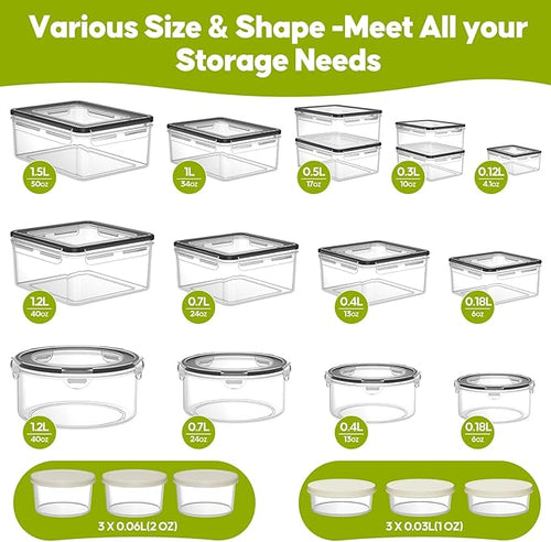 42 PCS Food Storage Containers - Image 2
