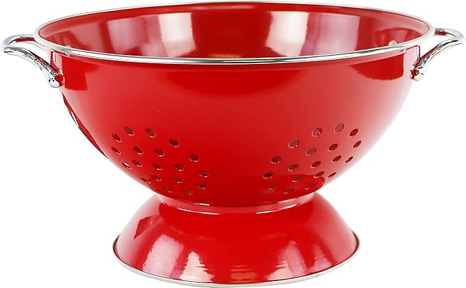Calypso Basics by Reston Lloyd Powder Coated Enameled Colander, 5 Quart by RestonLloyd