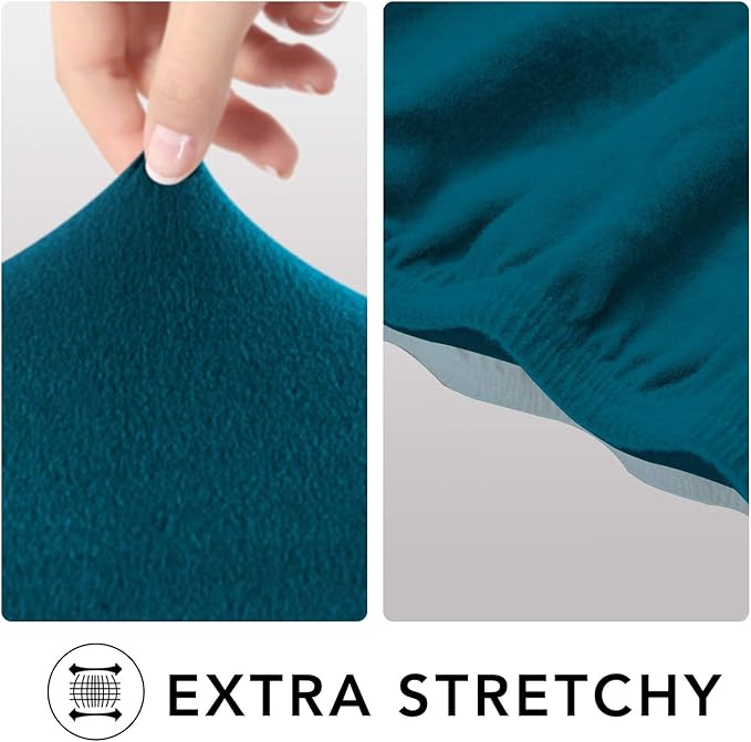 PureFit Super Stretch Sofa Slipcover – Spandex Non Slip Soft Couch Sofa Cover - Image 4