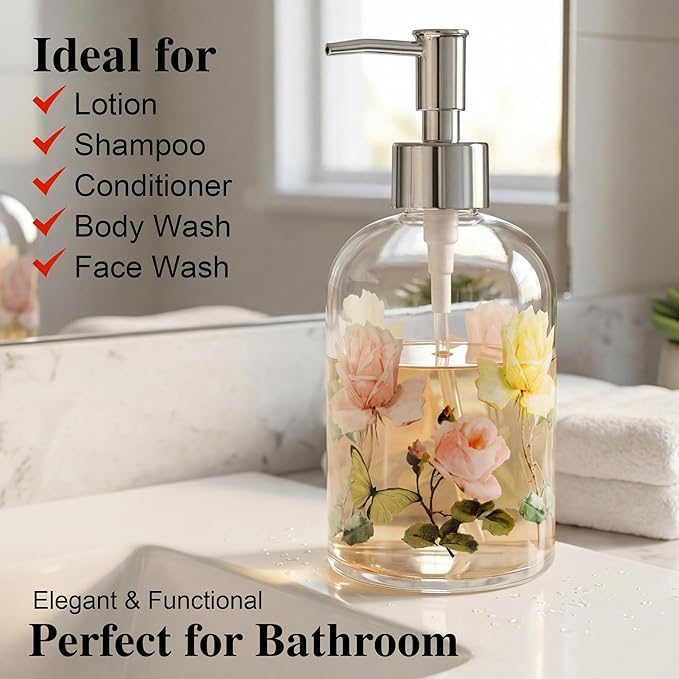 Glass Soap Dispenser Bottle - Image 4