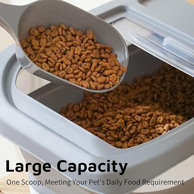 2 PACK 1 Cup Capacity Dog and Cat Plastic Pet Food Scoop - Image 7